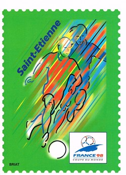 Carte Poste France 98