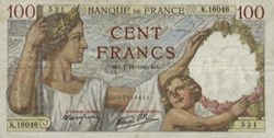 100 Francs SULLY Type 1939