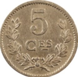 5 centimes - Charlotte Luxembourg 1924