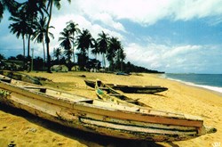 Côte d'Ivoire-Abidjan-Plage de Vridi