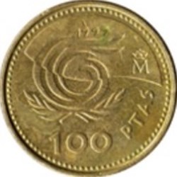 100 Pesetas Espagne 1999