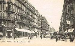 France-Paris-Rue Lafayette