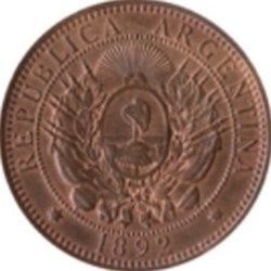 2 Centavos Argentine 1890