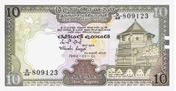 Sri Lanka-10 rupees 1985
