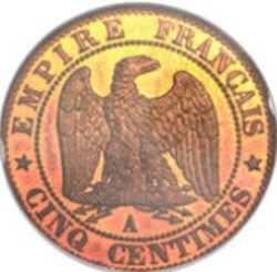 5 Centimes Napoléon III 1856 M