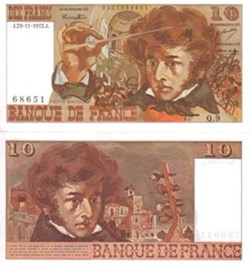 10 Francs BERLIOZ Type 1972