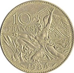 10 Francs François Rude 1984