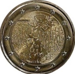 2 Euros-France 2019-Chute du mur de Berlin