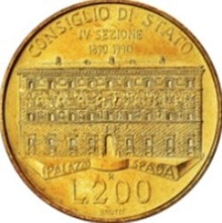 200 lires Conseil d'état 1990