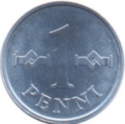 1 penni 1969 Finlande