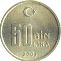 50 bin lira Turquie 2001