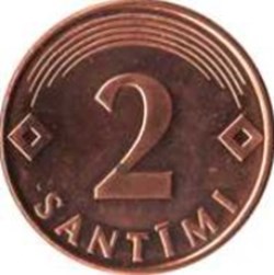 2 santims Lettonie 2006
