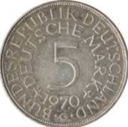 5 deutsche mark Allemagne 1967 (F)