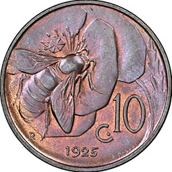 10 centesimi Victor-Emmanuel III Italie 1921
