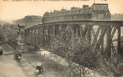 France-Paris-Le métropolitain Bd de la Chapelle