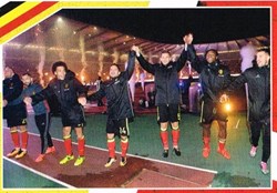 N°11-Belgique-Panini 2018