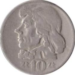 10 zlotys Kosciuszko Pologne 1960