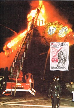 Carte 1er jour Sapeur Pompier