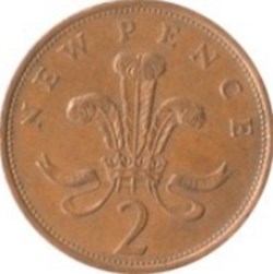 2 New Pence Angleterre Elizabeth II 1979