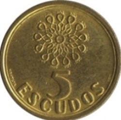 5 Escudos Portugal 1987