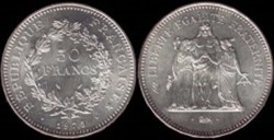 50 Francs Hercule 1974