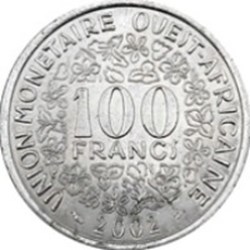 100 francs États de l'Afrique de l'Ouest 1971
