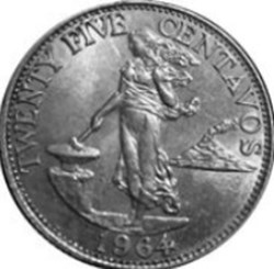 25 centavos Philippines 1966