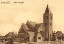 Belgique-Knocke-Eglise du sacré coeur