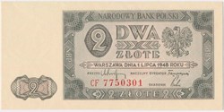 Pologne-2 Zloty-01-07-1948