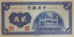 Chine-20 Cents 1931