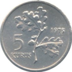 5 kuruş FAO Turquie 1975