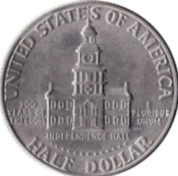 ½ dollar "Kennedy Bicentenial Half Dollar Etats-Unis 1976