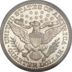 25 cents "Barber Quarter" Etats Unis 1911