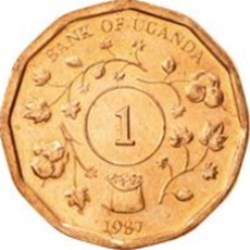 1 Shilling Uganda 1987