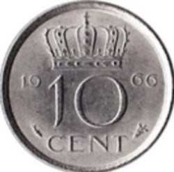10 cent Pays-Bas 1974
