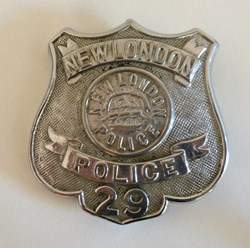 Badge métallique de  Police US-New-London-Connecticut-CD Reese-NYC