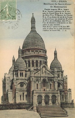 France-Paris-Basilique Sacré Cœur