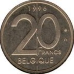 20 Francs Belgique (Français) 1994