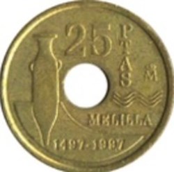 25 Pesetas Espagne 1997
