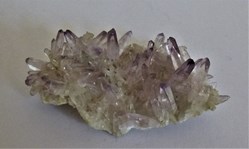 Améthyste et quartz sur gangue