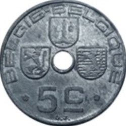 5 centimes - Léopold III - type Jespers Belgie-Belgique 1941