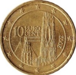 10 Cent Euro-Autriche 2002