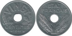 20 Centimes type 20 1941