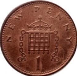 1 New Penny Angleterre Elizabeth II 1978