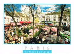 France-Paris-La Place du Tertre