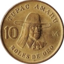 10 soles de oro Pérou 1978