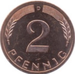 2 Pfennig Allemagne 1976 (D)
