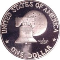 Etats Unis-1 dollar "Eisenhower Bicentennial Dollar" 1976 D Uncirculated