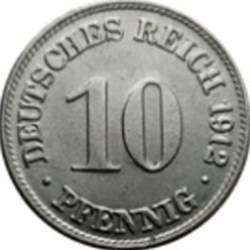10 Pfennig Empire Allemagne 1913 (A)