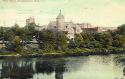 Etats Unis- New York -Binghamtnon-Post Office